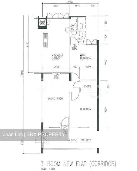Blk 115 Hougang Avenue 1 (Hougang), HDB 3 Rooms #238354041